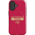NFL San Francisco 49ers Red Performance Series iPhone 16 Plus Magsafe Impact Case